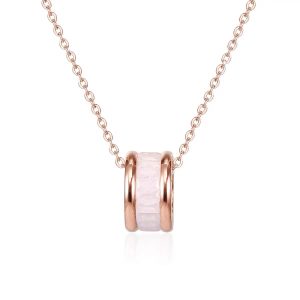 Oceane Cryolite Roman Numeric Necklace